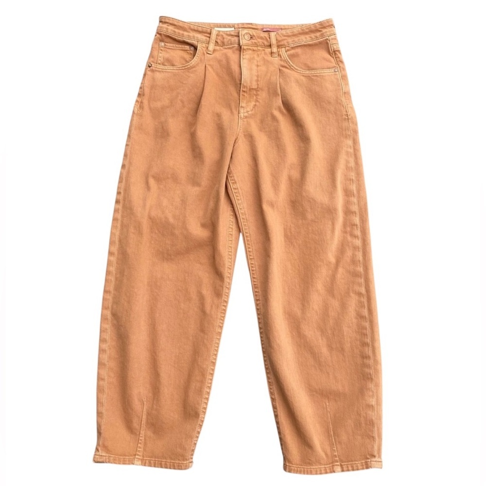Anthropology Pilcro The Breaker Barrel Leg Jeans sz 29 copper shade preloved - Picture 5 of 14